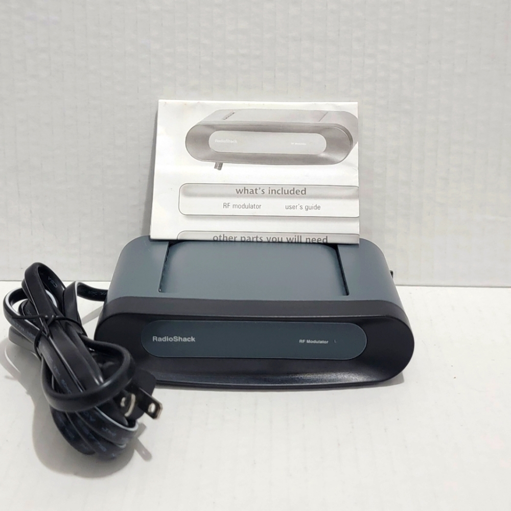 RadioShack RF Modulator in Black and Gray